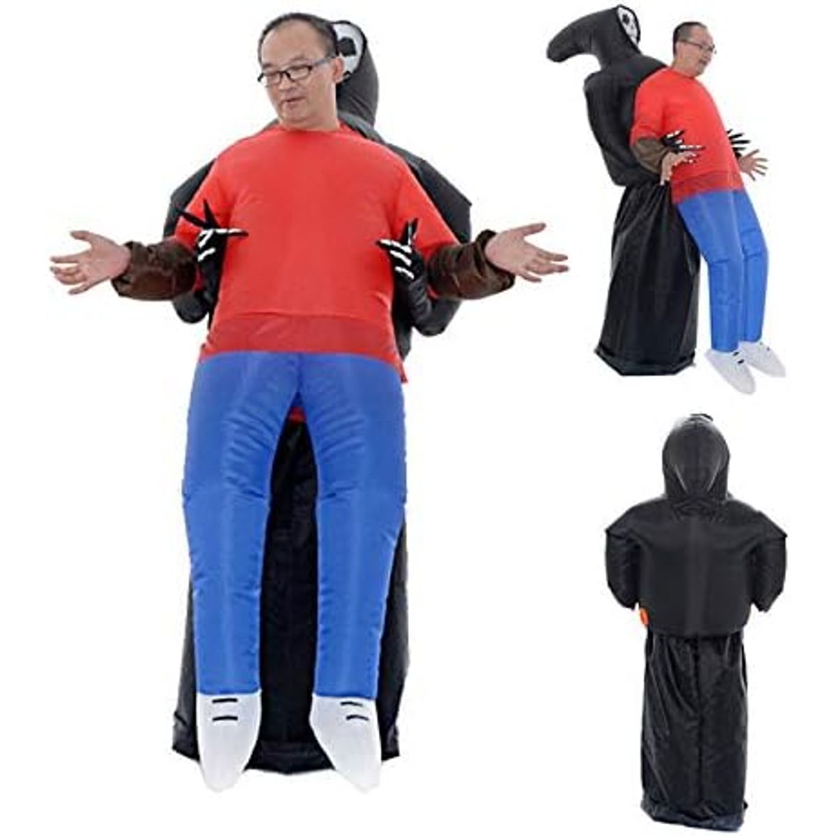 GENERICO - Disfraz Inflable Alíen Traje Extraterrestre Fiesta Disfraces