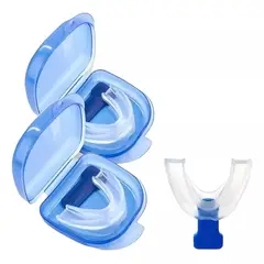 GENERICO - Pack X2 Protector Bucal Dental Antirronquido Bruxismo