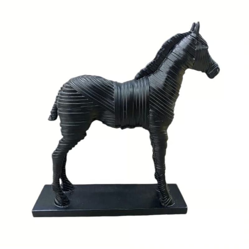 GENERICO - Figura De Caballo Apricus Negro