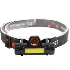 TECNOLAB - Linterna Cintillo Led Cob Recargable TL302