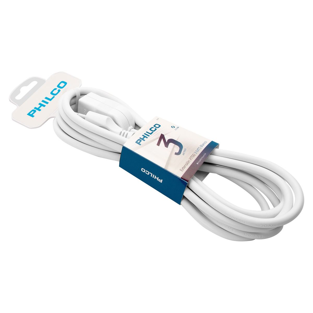 PHILCO - Alargador Extensión Eléctrica 3 mts Philco