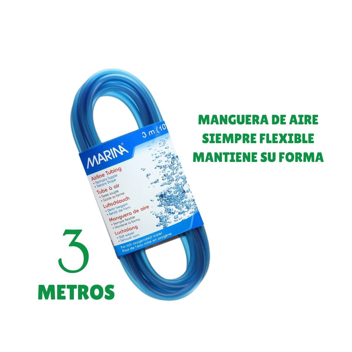 GENERICO - Manguera de Silicona Flexible Para Acuarios Marina