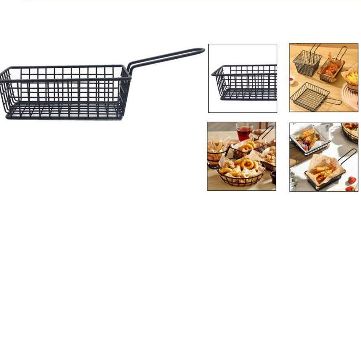 GENERICO - Cesta Freidora Cuadrada