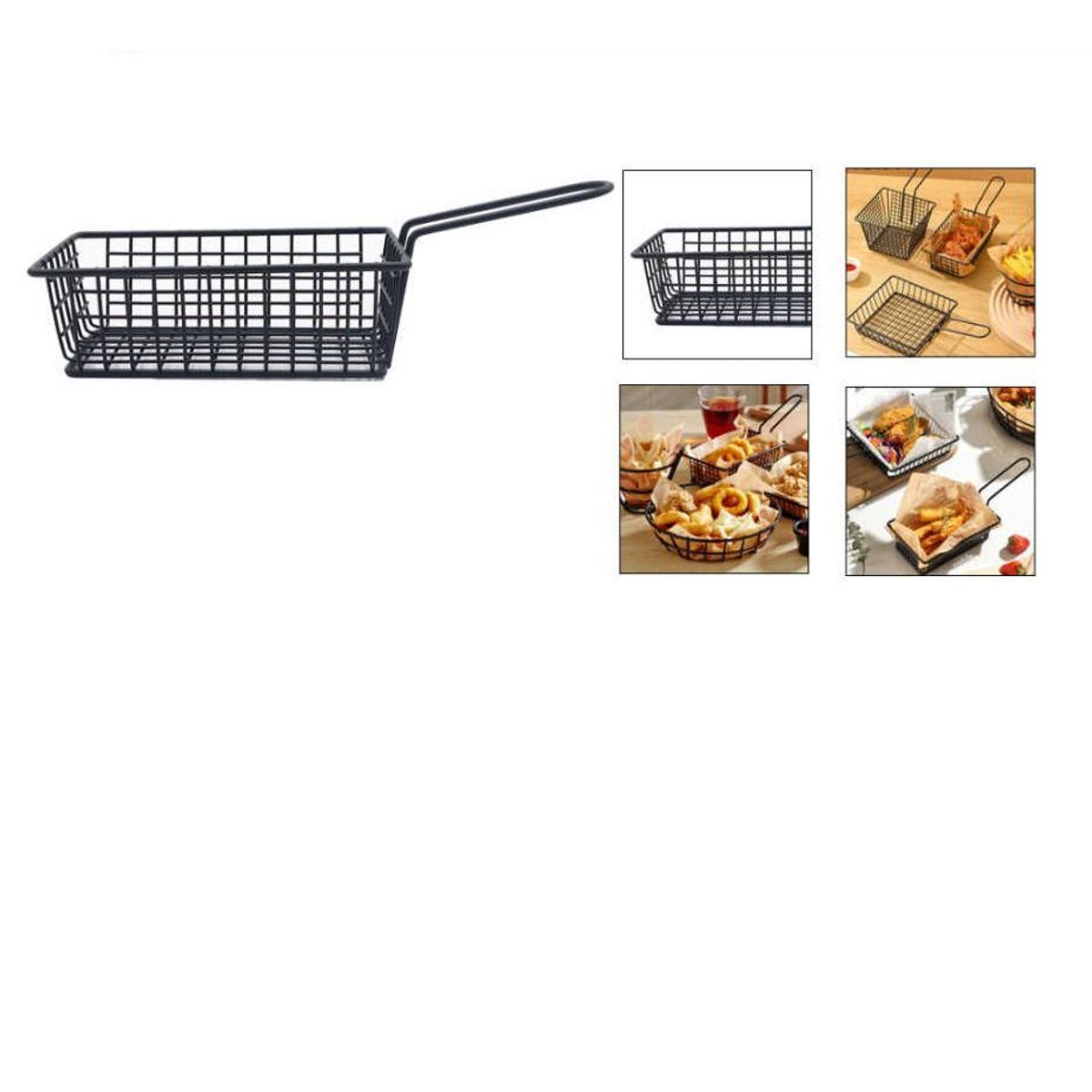 GENERICO - Cesta Freidora Cuadrada