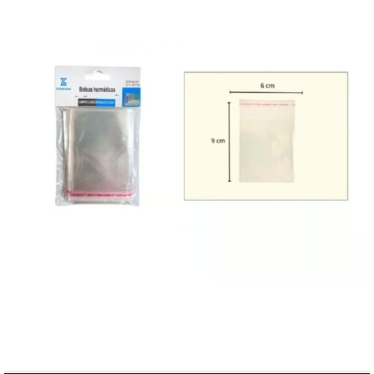 GENERICO - Bolsa De Alimentos 6X9Cm Cocina Transparente 100Pcs