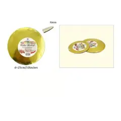 GENERICO - Bandeja De Redonda De Plumavit 25Cm 2In