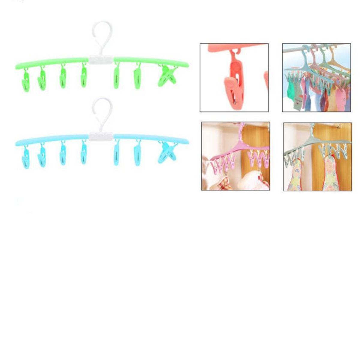 GENERICO - Colgador Calcetines Plástico