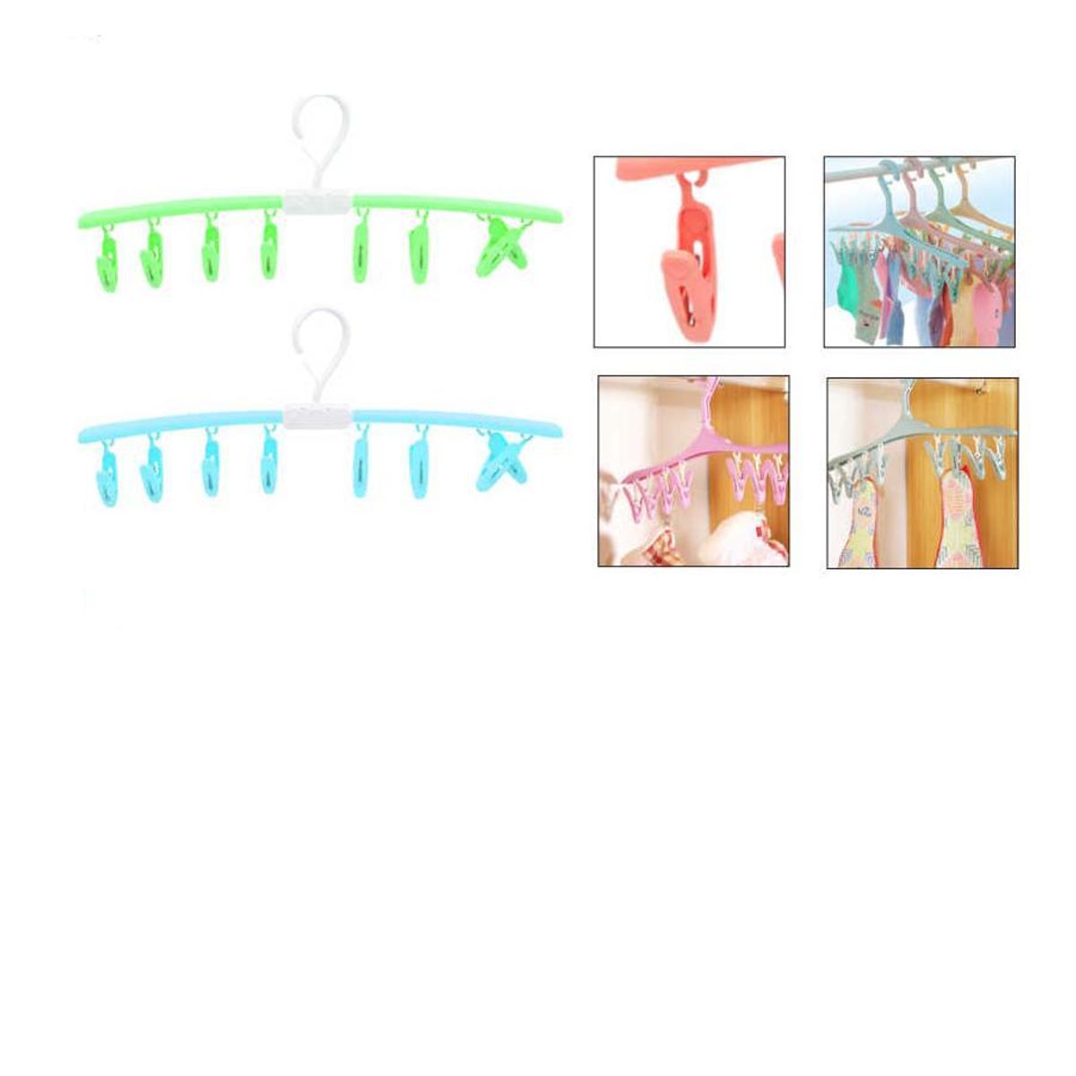 GENERICO - Colgador Calcetines Plástico