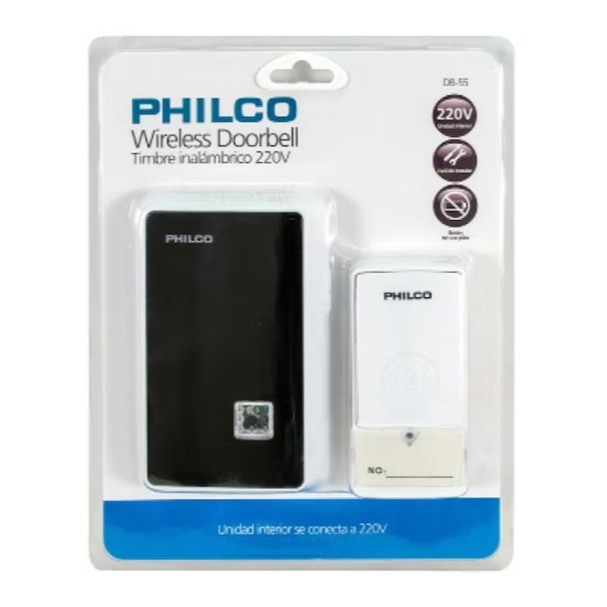 PHILCO - Timbre Inalámbrico Philco DB-55 220V