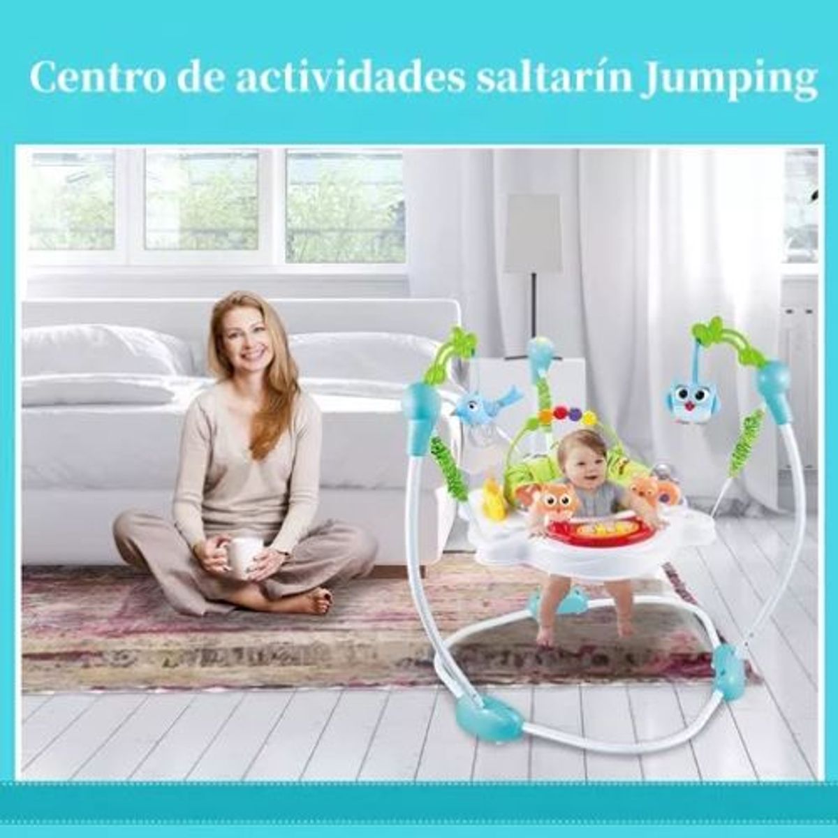 SHOP EHOME BAG - Saltarín Centro De Actividad Musical Lubabycas Azul