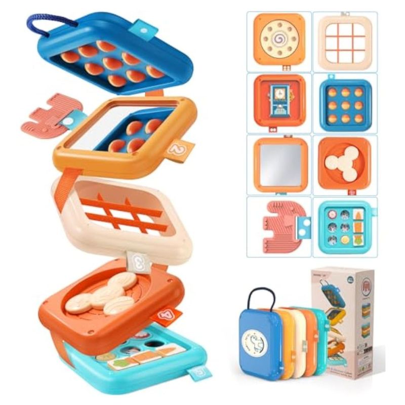 GENERICO - Tablero Sensoriales Interactivo Montessori Juego Educativo