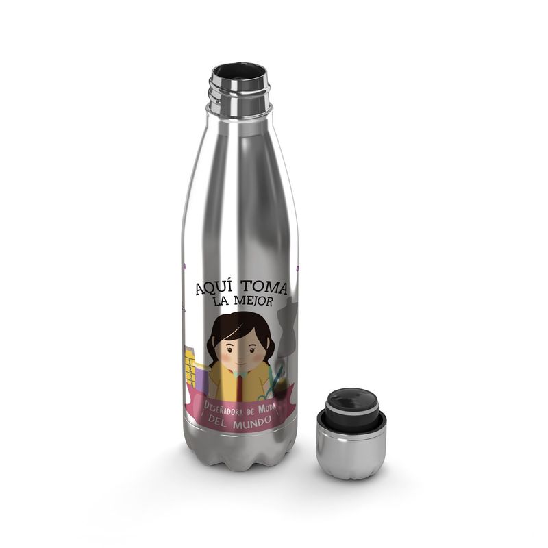 CREANGO - BOTELLA TERMICA  AQUI TOMA LA MEJOR DISEÑADORA DE MODAS