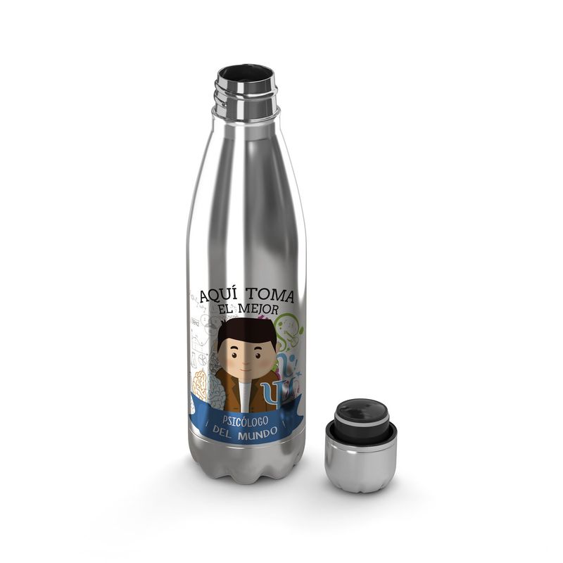 CREANGO - BOTELLA TERMICA  AQUI TOMA EL MEJOR PSICOLOGO