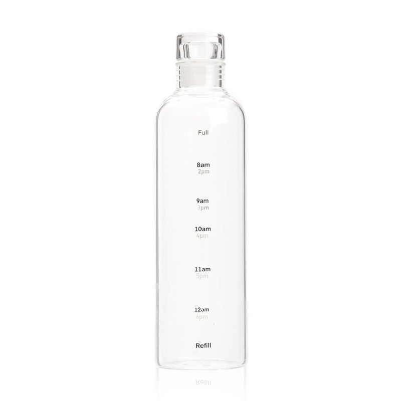 GENERICO - Botella deportiva para agua antiderrame 500ml - transparente