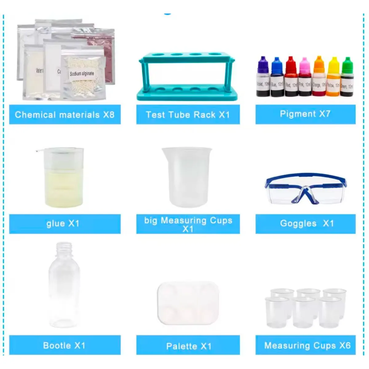 GENERICO - Kit De Ciencia Química 23 Experimentos, Juego Científico