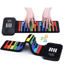 GENERICO - Teclado Roll Colores Recargable Piano Musical Flexible