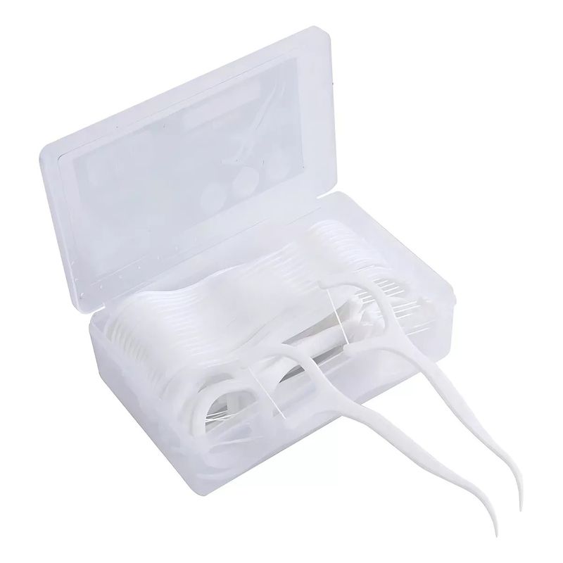 GENERICO - Flosser Palillo Hilo Dental Limpieza Interdental 50 Unidades