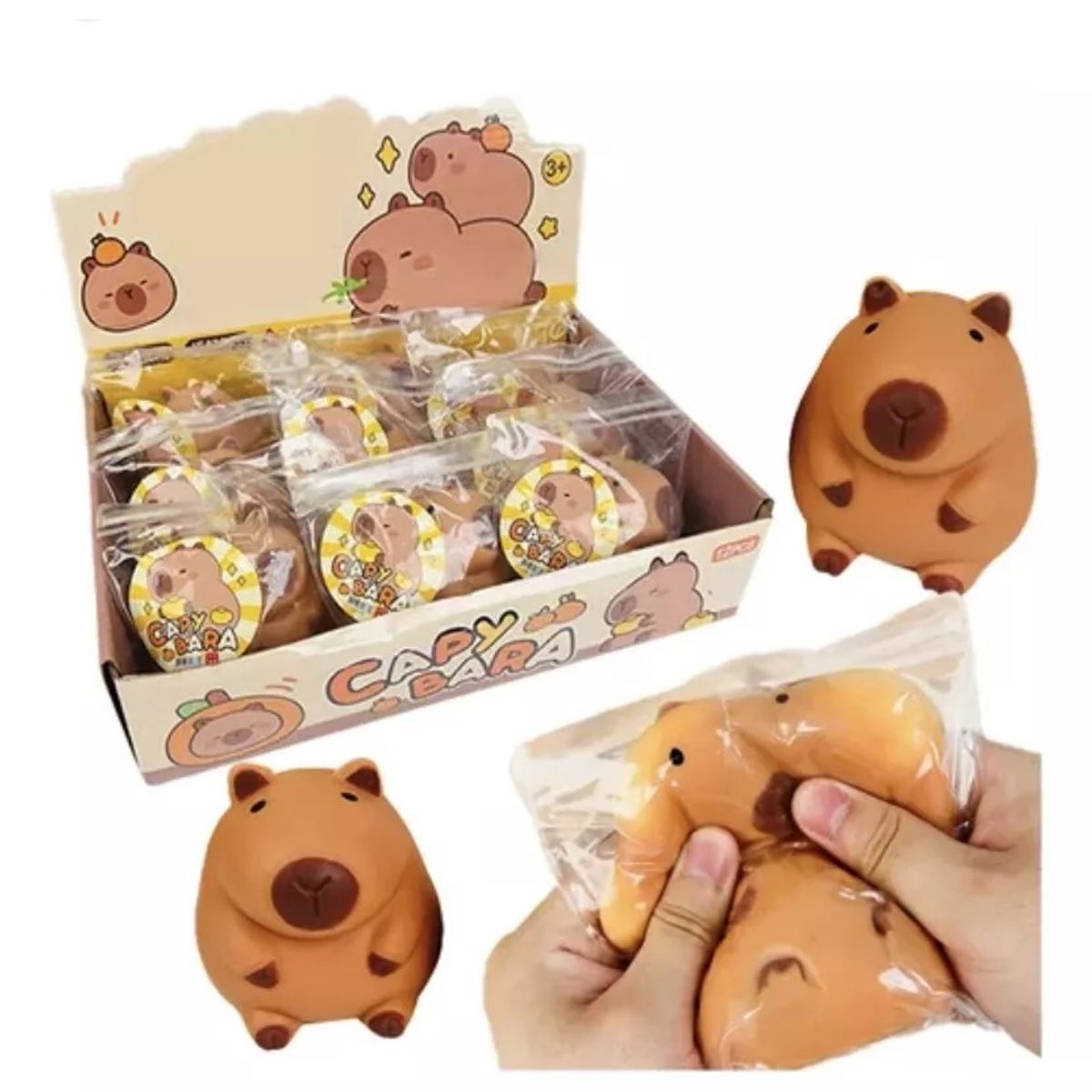 GENERICO - Squishy Realista De Capibara Ultrasuave