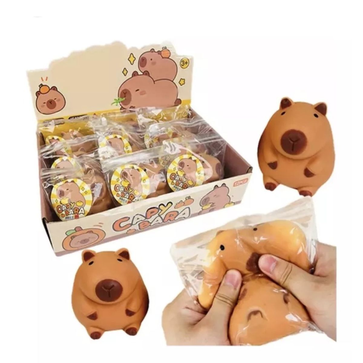 GENERICO - Squishy Realista De Capibara Ultrasuave