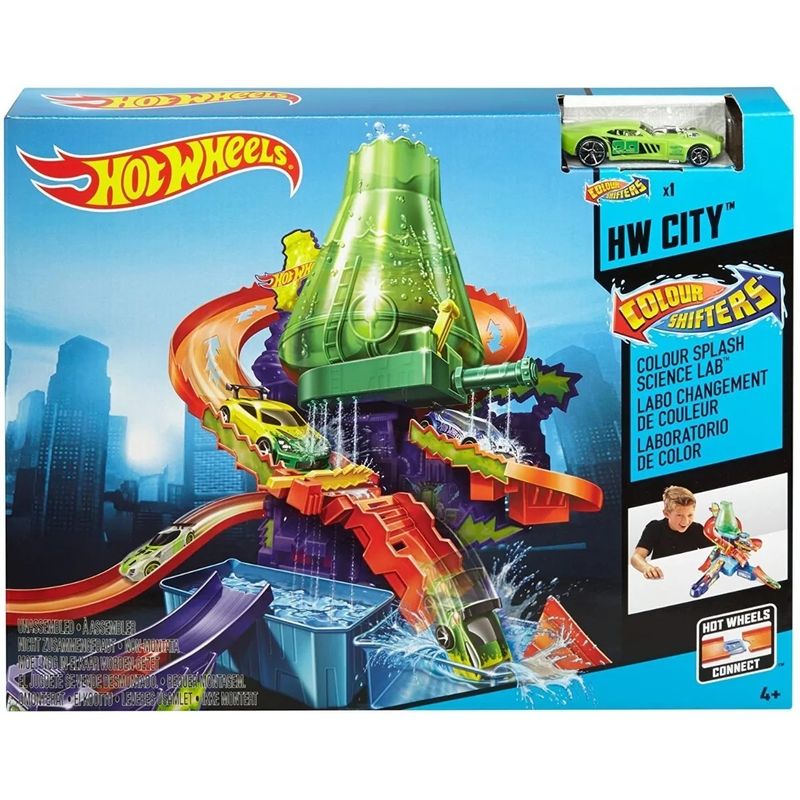 HOT WHEELS - Hot Wheels City Color Shifters Laboratorio Científico Mattel