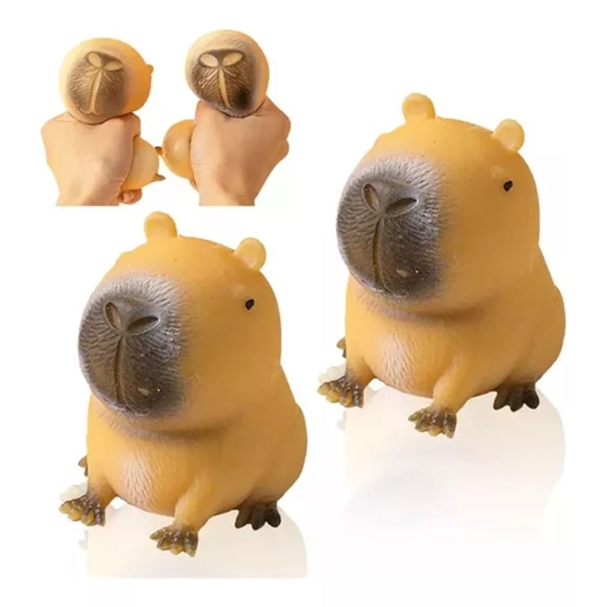 GENERICO - Squishy Realista De Capibara Ultrasuave Anti Estres