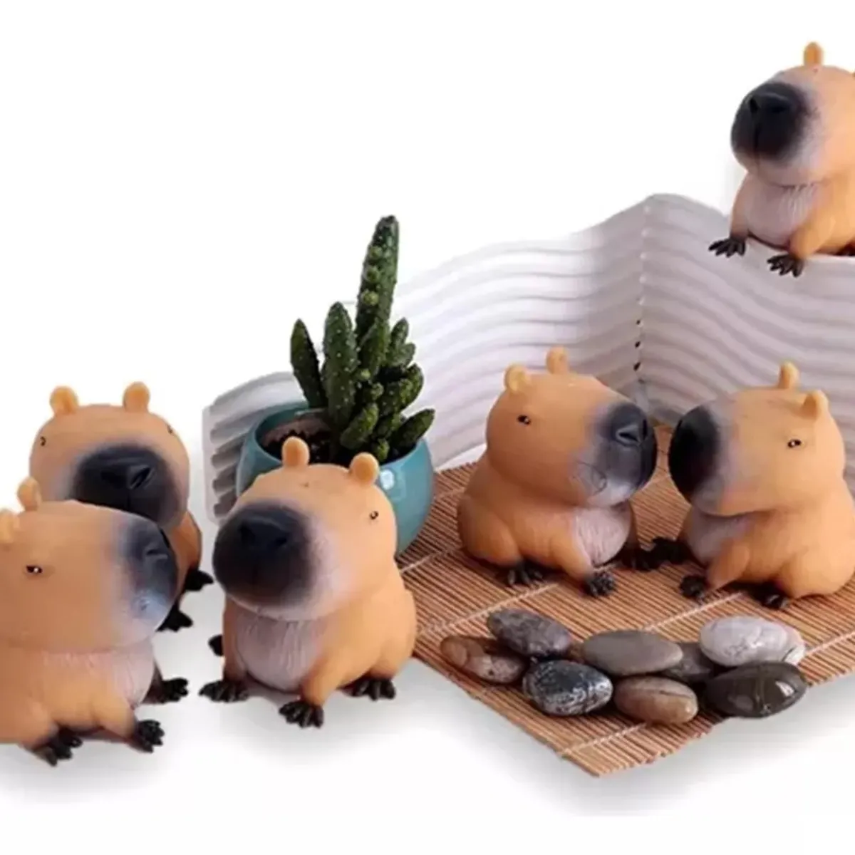 GENERICO - Squishy Realista De Capibara Ultrasuave Anti Estres