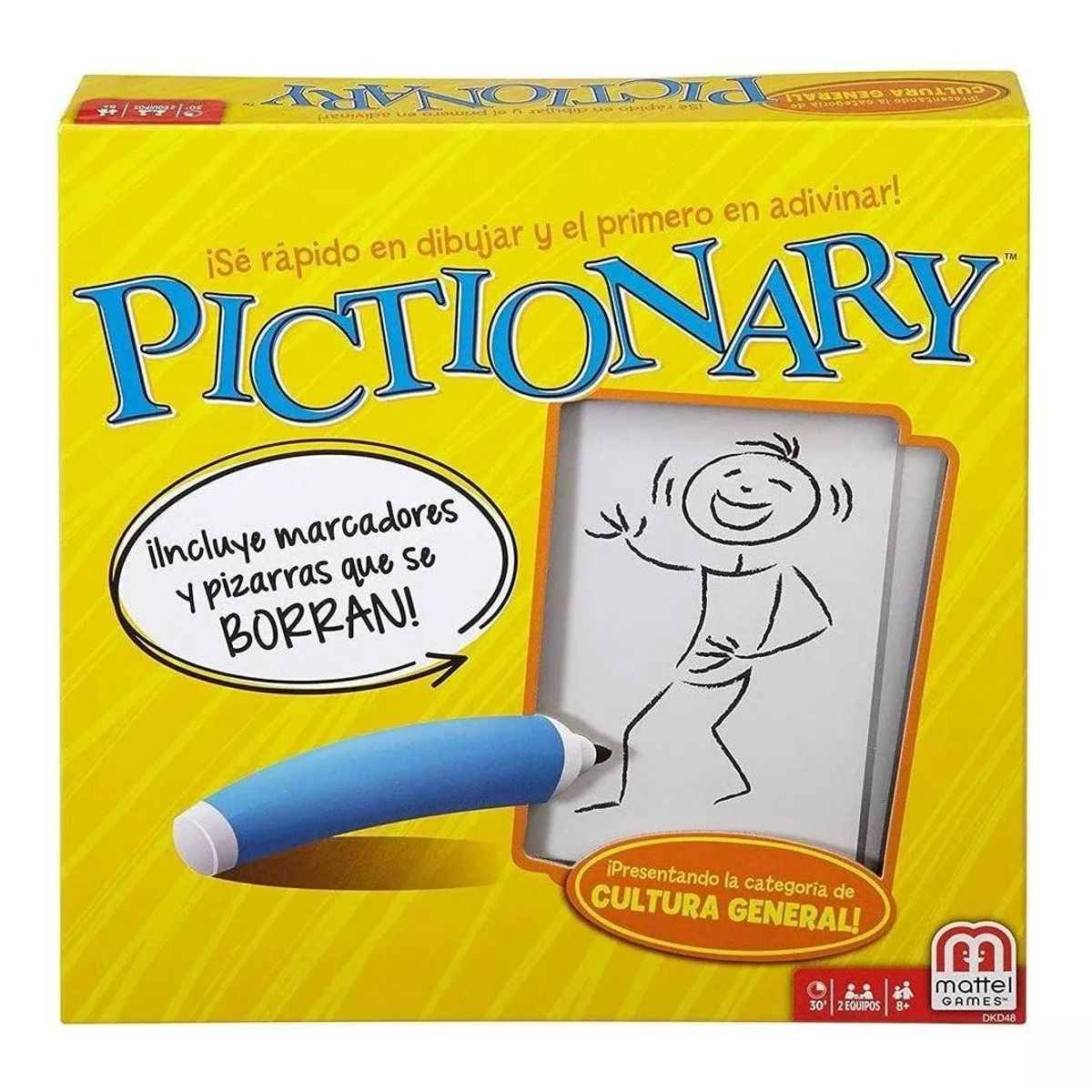 MATTEL - Juego Pictionary clasico Mattel Dkd48
