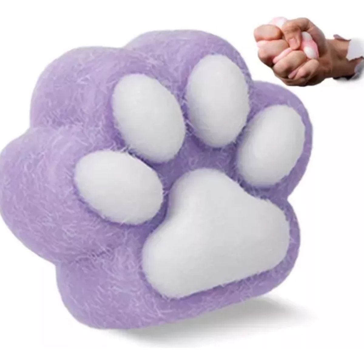 GENERICO - 2 Unidades Footprint Cat Claw Squishy Original Soft Squishy