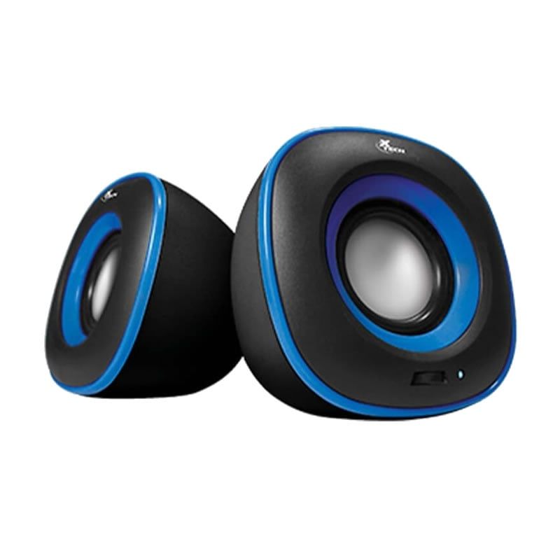 XTECH - Parlantes Pc Notebook Estereo Multimedia Xtech Azul