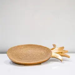 VISTARA - Bandeja decorativa portallave piña