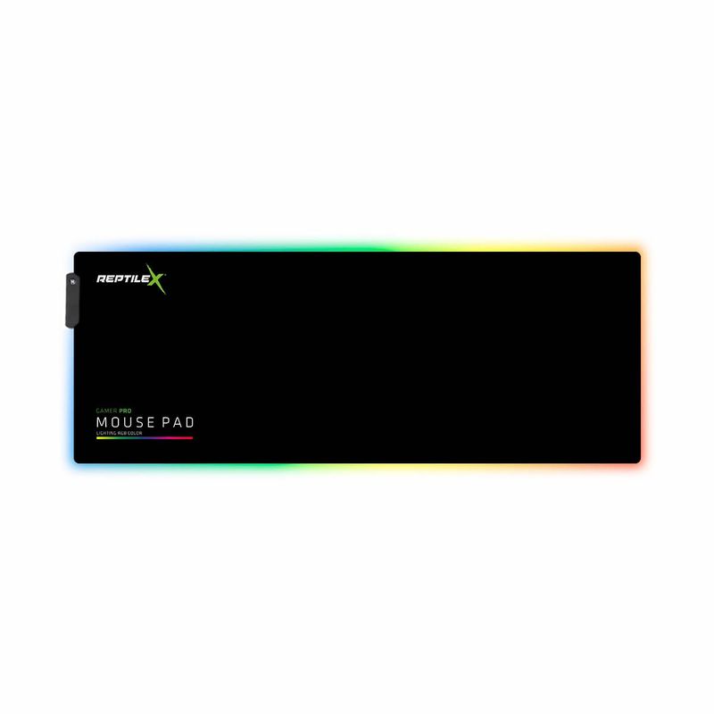 REPTILEX - Mouse Pad Gamer 022 Iluminación Rgb 90x40cm
