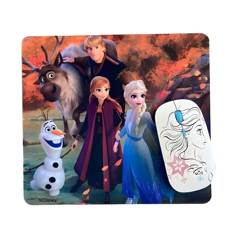 OEM - Kit Mouse Inalámbrico y Mouse Pad Frozen