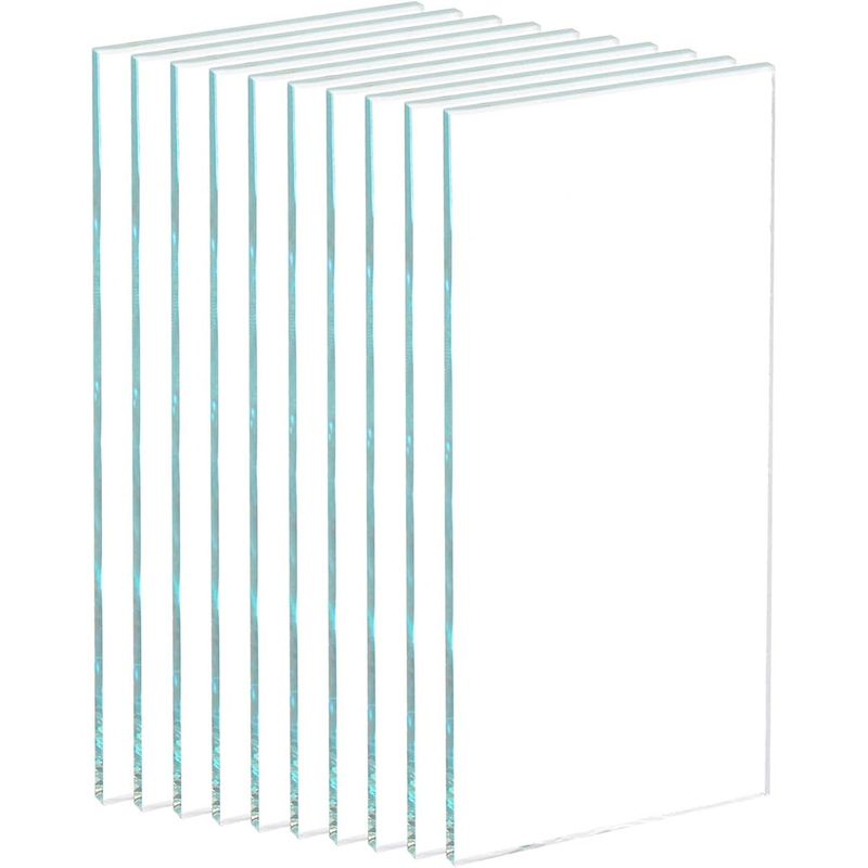 GENERICO - Vidrio Transparente Para Máscara Soldar / Vidrio Blanco X 10