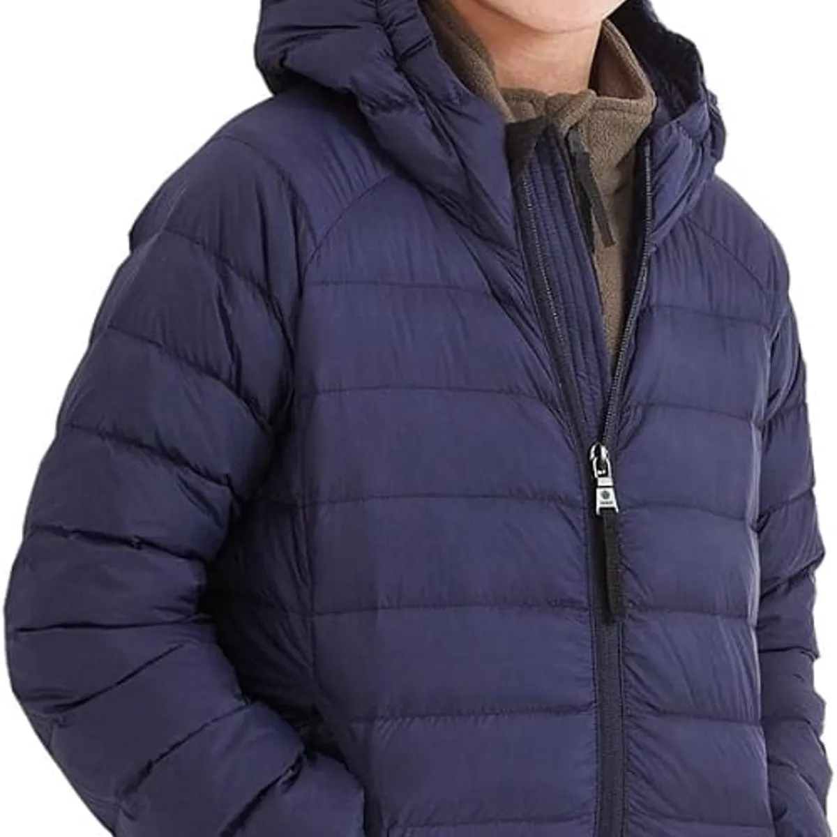 JAYSON - Parka azul niños Colegio Pluma Liviana Chaqueta Acolchada
