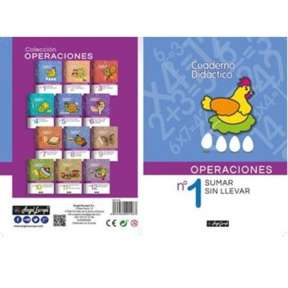 OEM - LIBRO DIDACTICO DE OPERACIONES SUMAR SIN LLEVAR NO 01.