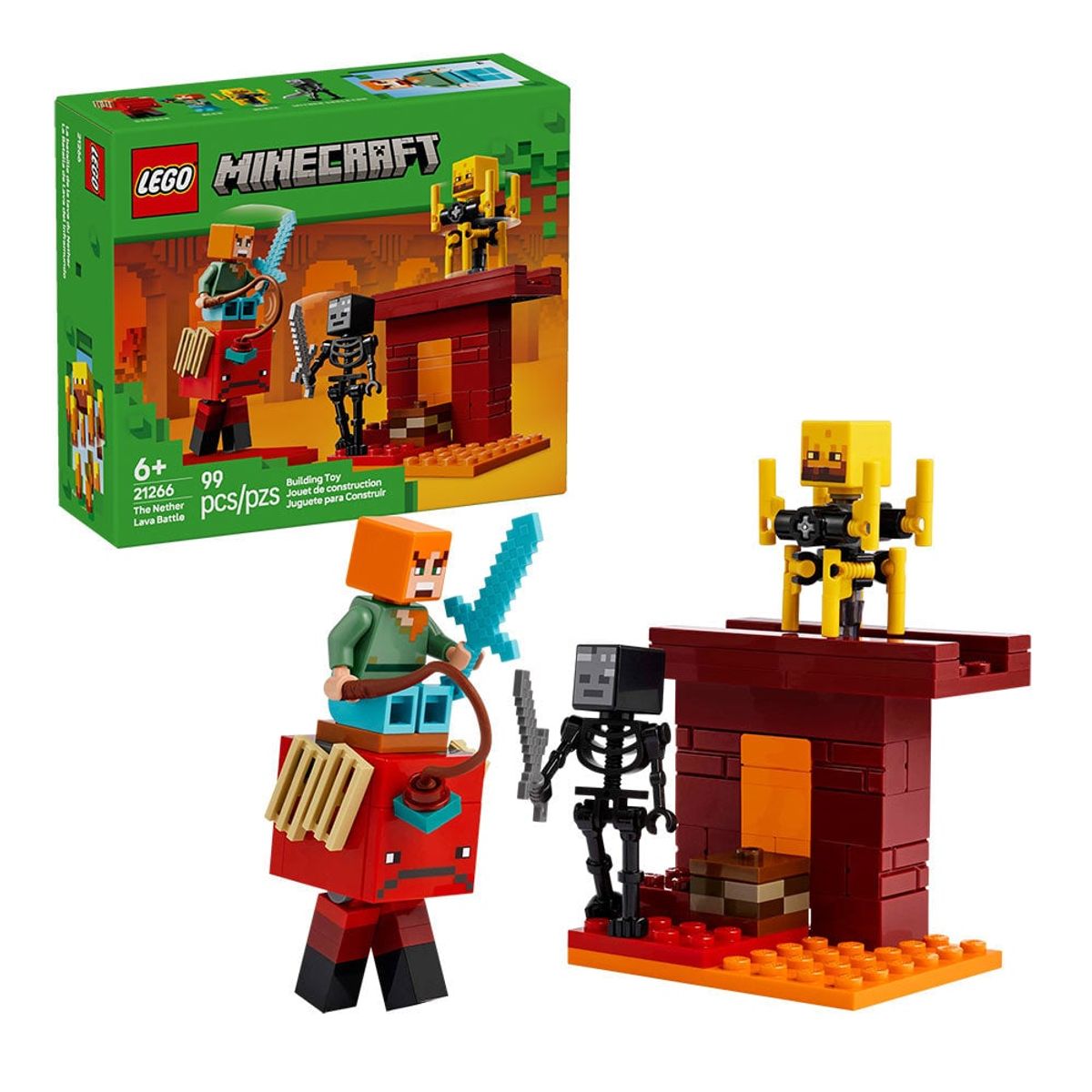 LEGO - LEGO Minecraft La Batalla de Lava del Inframundo - 21266