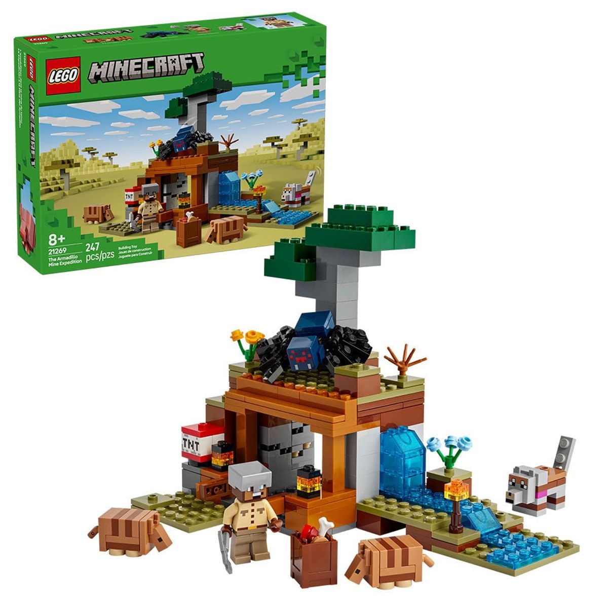 LEGO - LEGO Minecraft La Expedición a La Mina del Armadillo - 21269