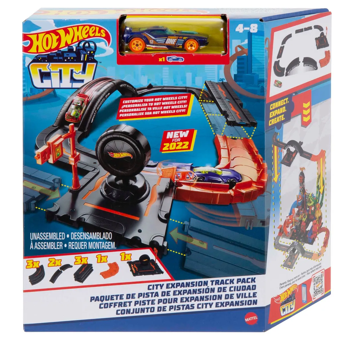 HOT WHEELS - Hot Wheels Paquete De Pista De Expansion De Ciudad Mattel