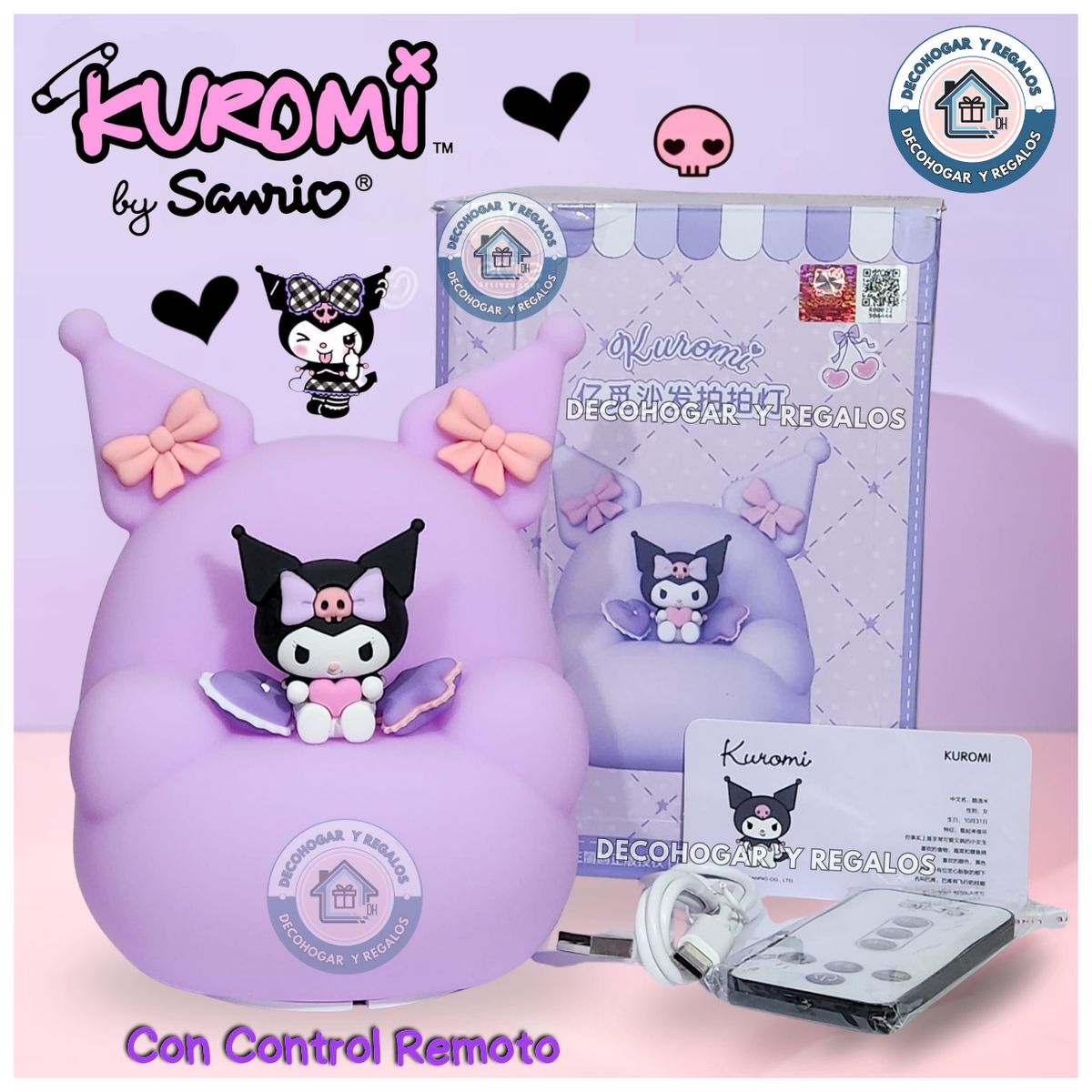 GENERICO - Lámpara Luz Nocturna Led de Silicona Infantil Niños Espanta Cuco USB