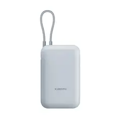 XIAOMI - Power Bank 10000mAh Integrated Cable Ice Blue