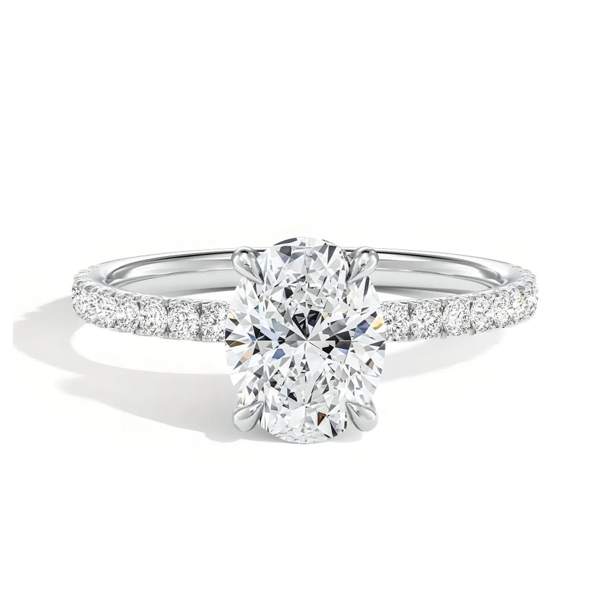 BOOMZAIR - ANILLO DE COMPROMISO EN PLATA RODINADA BRILLANTE LUXE 1 CT