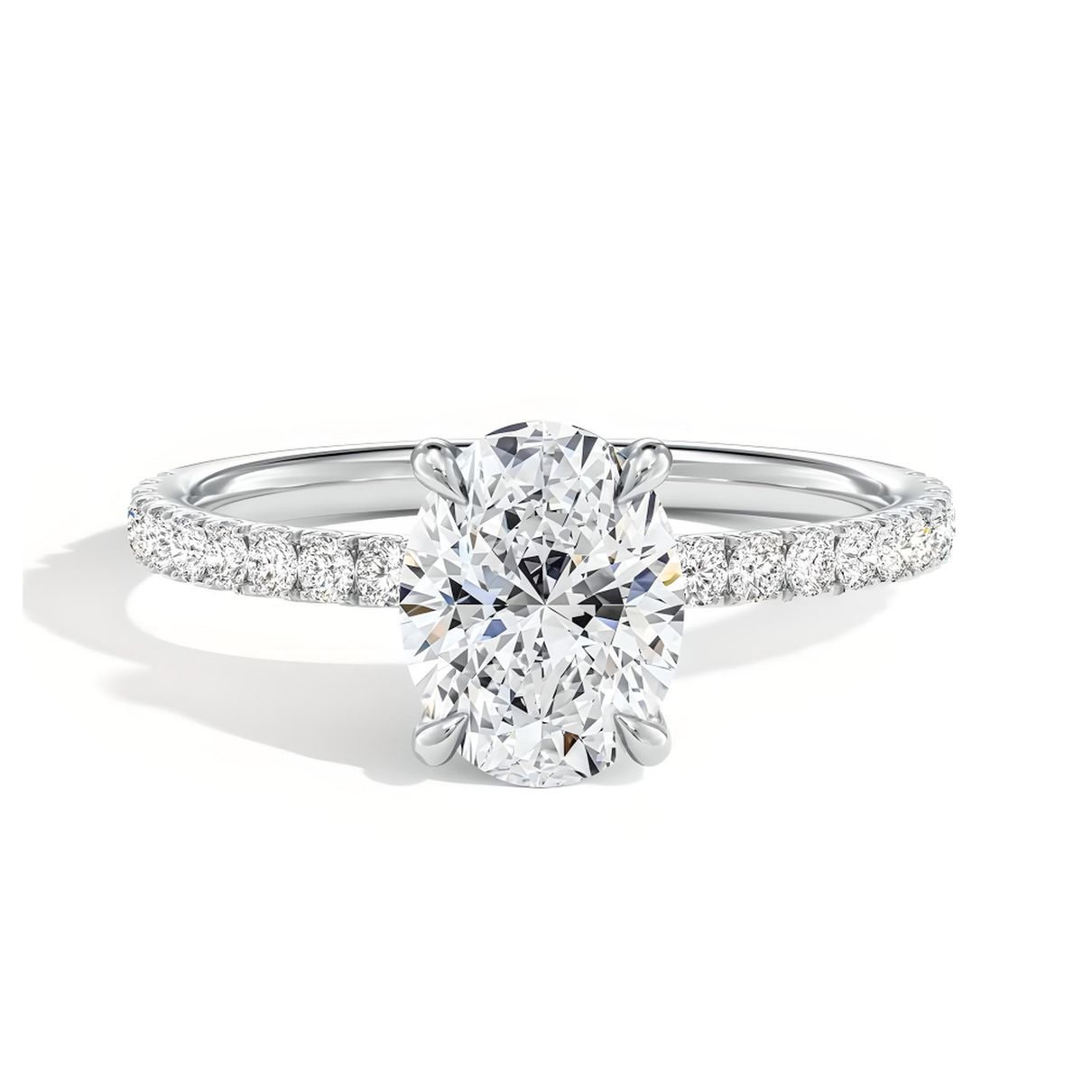 BOOMZAIR - ANILLO DE COMPROMISO EN PLATA RODINADA BRILLANTE LUXE 1 CT