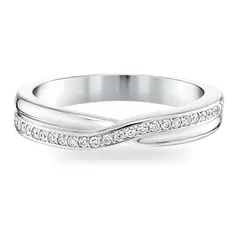 BOOMZAIR - ANILLO DE COMPROMISO EN PLATA RODINADA MODELO BOREAL