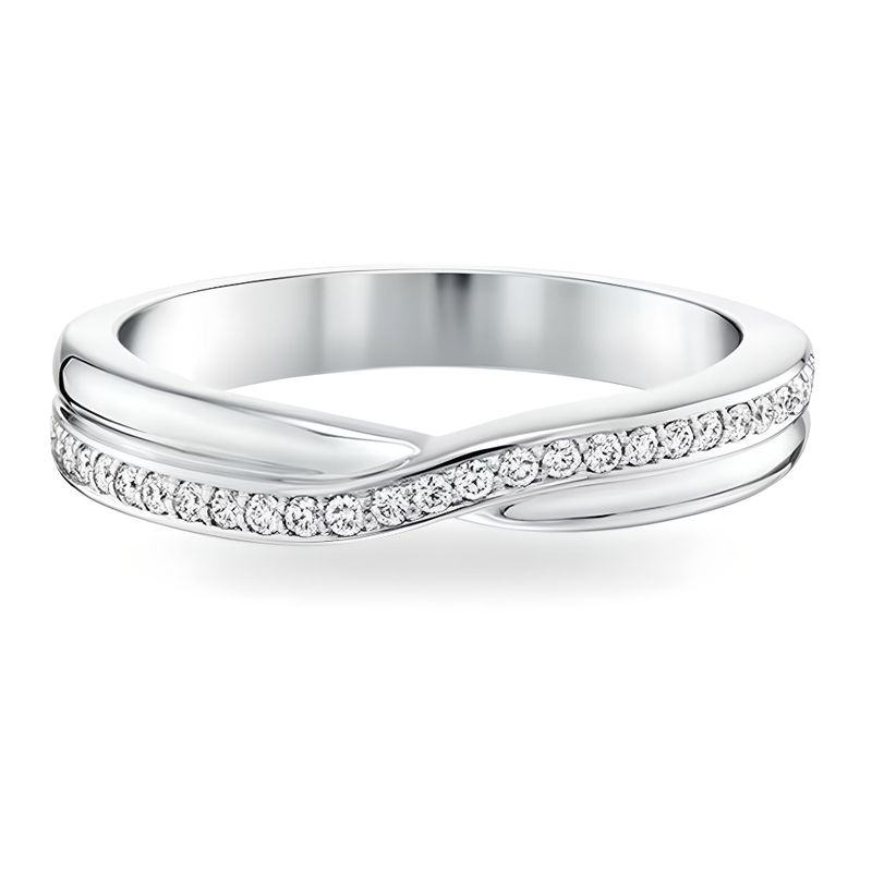 BOOMZAIR - ANILLO DE COMPROMISO EN PLATA RODINADA MODELO BOREAL