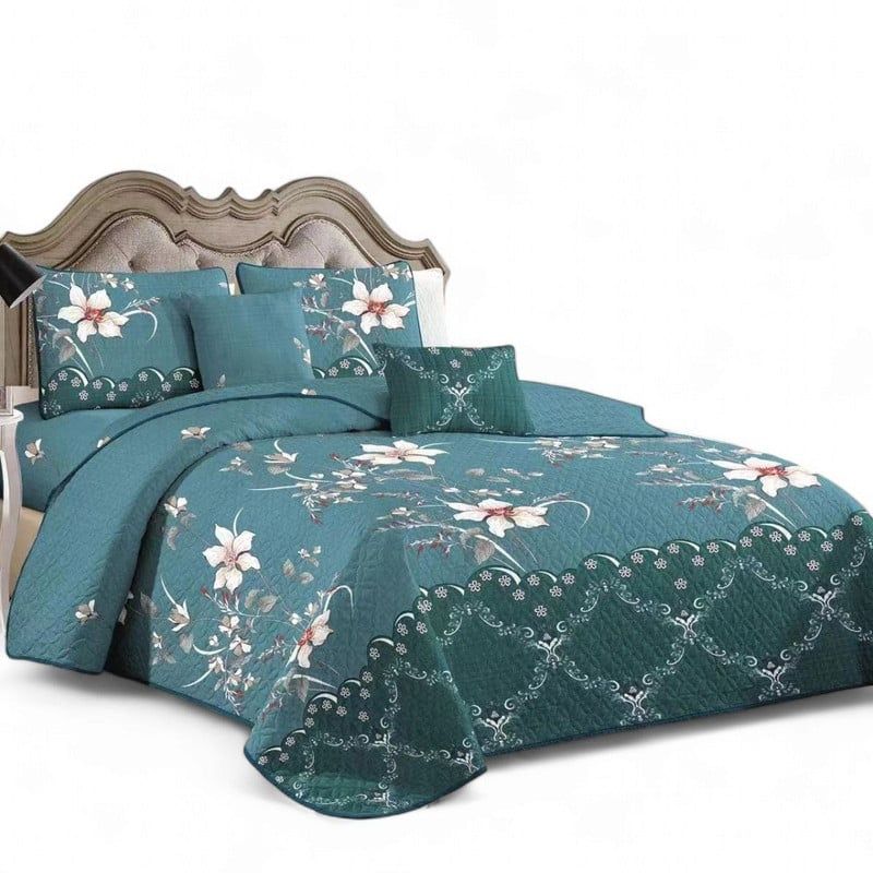 GENERICO - Juego De Sabanas + Cubrecama 15 Plazas + 1 Funda De Almohada 50x70cm