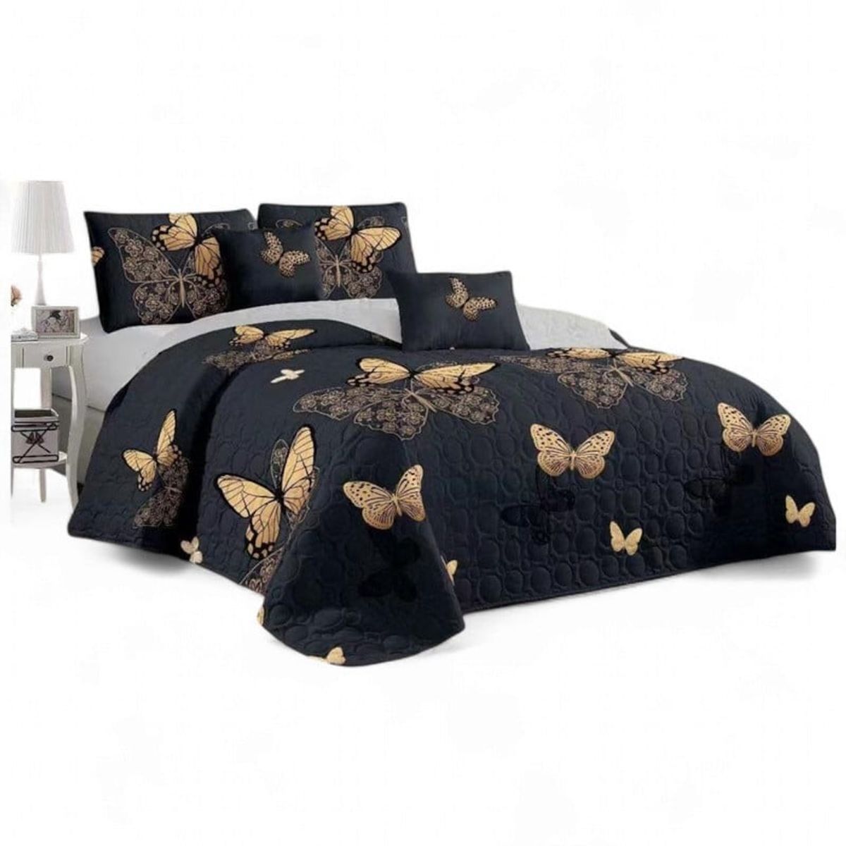 GENERICO - Juego De Sabanas + Cubrecama 15 Plazas + 1 Funda De Almohada 50x70cm