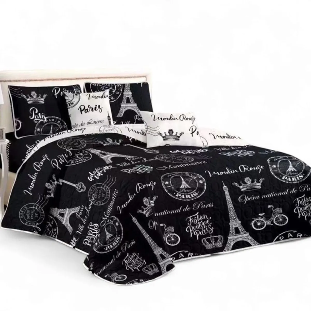 GENERICO - Juego De Sabanas + Cubrecama 15 Plazas + 1 Funda De Almohada 50x70cm