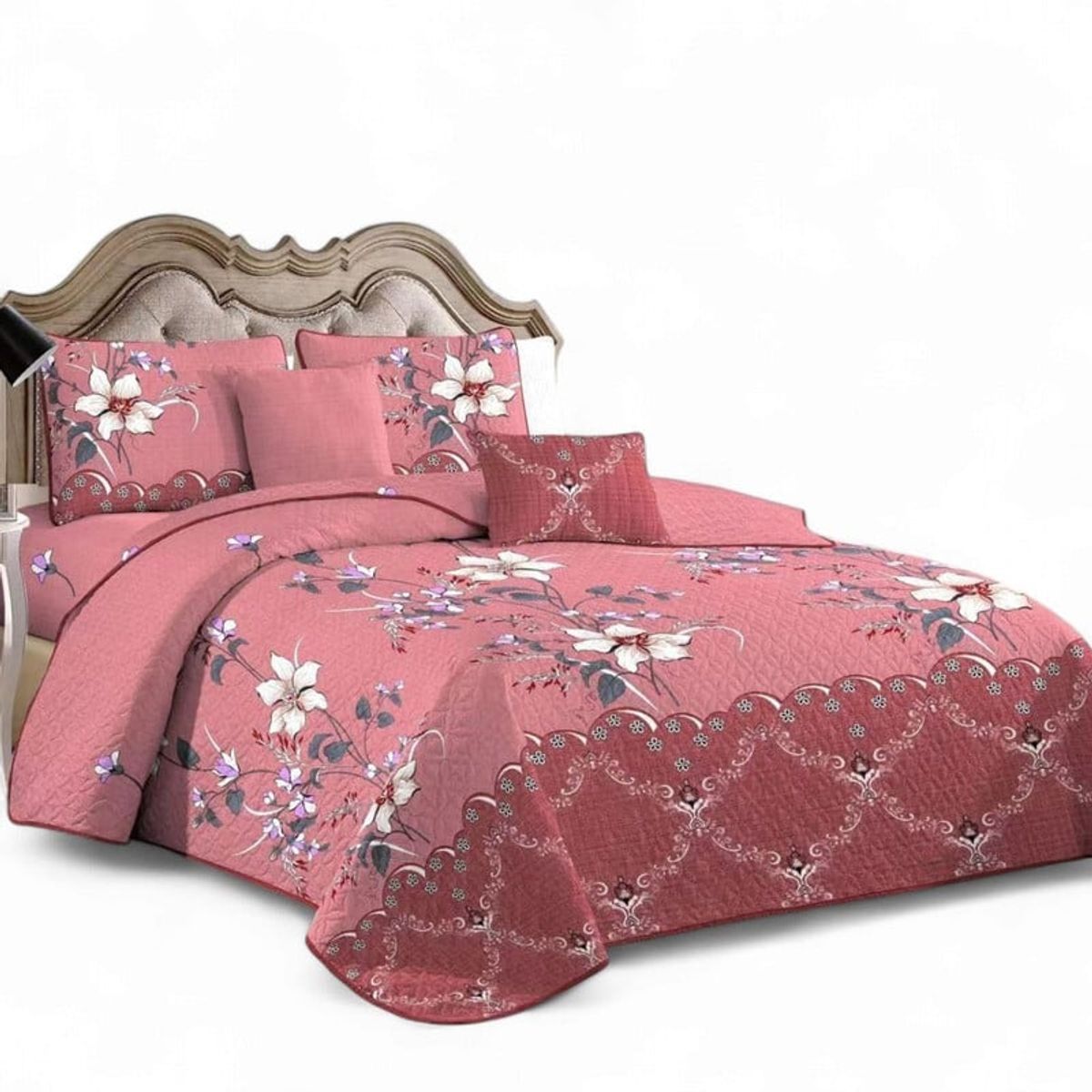 GENERICO - Juego De Sabanas + Cubrecama 15 Plazas + 1 Funda De Almohada 50x70cm