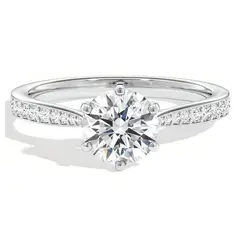 BOOMZAIR - ANILLO DE COMPROMISO MODELO BRISA SERENA CON MOISSANITA 1 CT