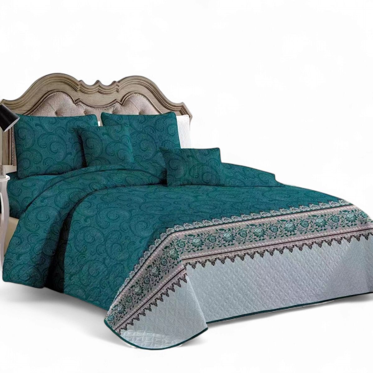 GENERICO - Juego De Sabanas + Cubrecama 15 Plazas + 1 Funda De Almohada 50x70cm